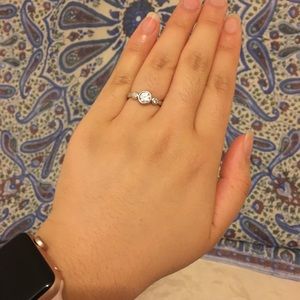 Three Stones Sapphire 14k gold filled ring